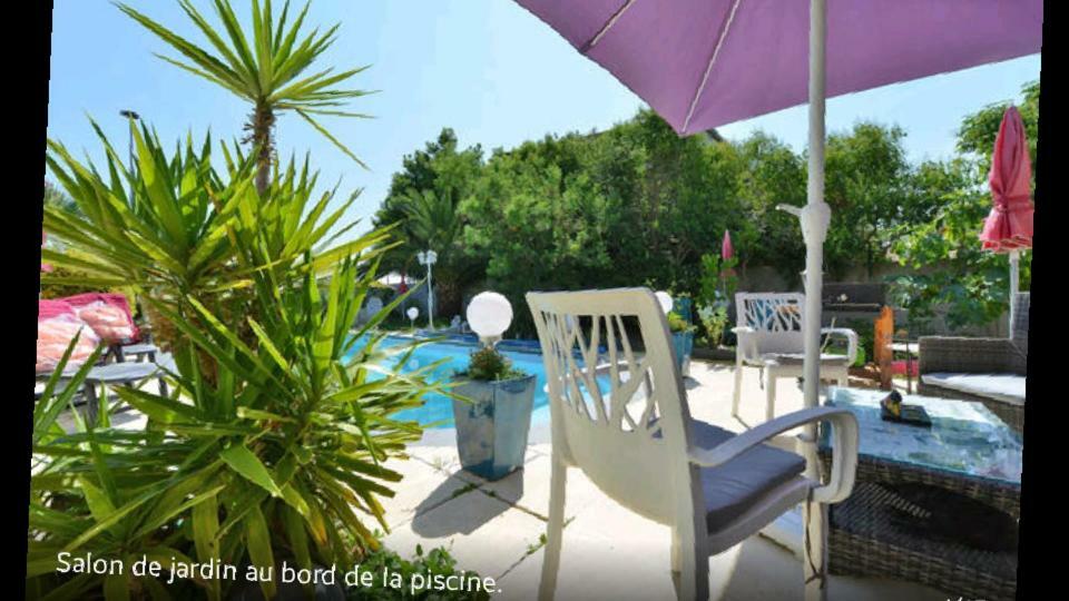 Suite-Junior -Villa Helene - Montpellier Sud - Aeroport- Piscine Privee-2Mn Des Plages Пероль Экстерьер фото